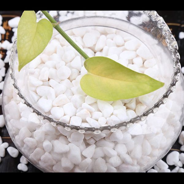 B&K Natural White Stone Fish Tank Landscape Bottom Aquarium (1Kg)