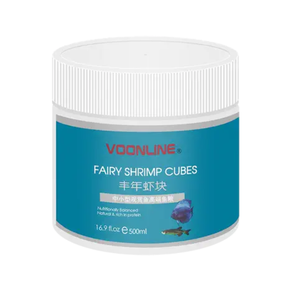 Natural Fairy Shrimp Cubes 500ml Nutritionally Balanced Rich in Protein