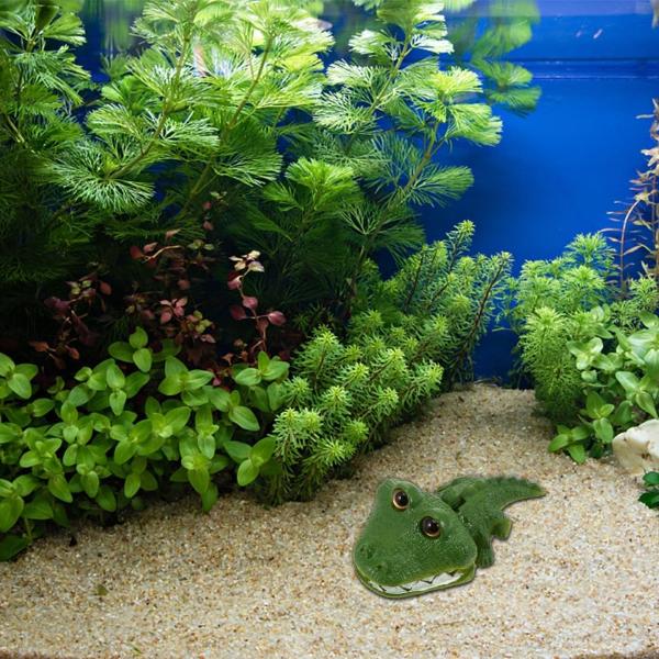 Underwater Bubbling Crocodile Ornament Fish Tank Décor