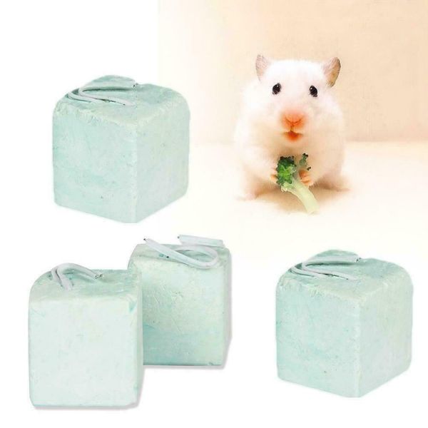 Hamster Teeth Grinding Stone Mineral Calcium Rabbit Rat Squirrel Cube Hang