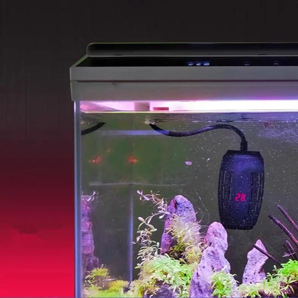 Digital Aquarium Heater Mini Automatic Temperature Controller Thermostat Submersible Water Heating Rod
