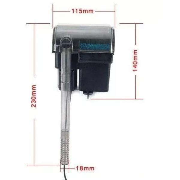 SOBO Hang On Filter WP-606H 10W 500L/hr