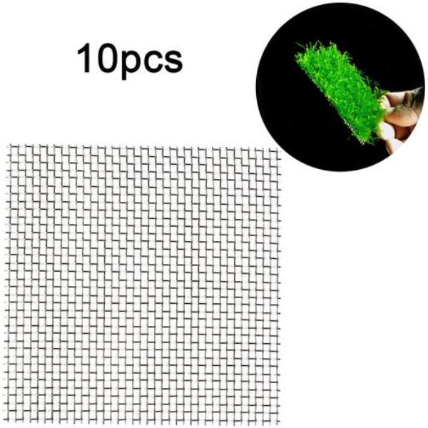 Natural Aquatic Moss Aquarium Stainless Steel Wire Mesh Net Pad