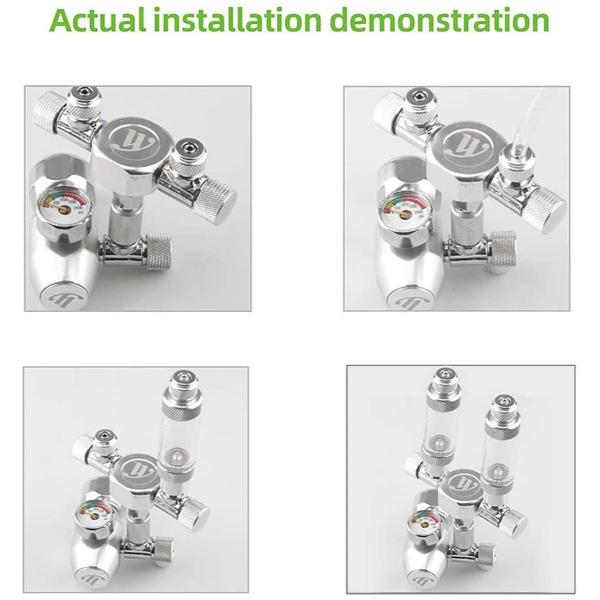 CO2 Splitter Fine Adjusting Valve 2/3/4 Way Outlets