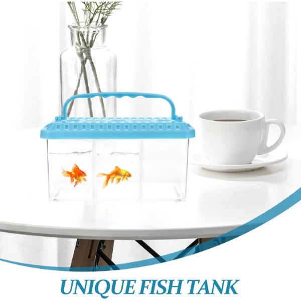 3 in 1 Betta Box Isolated Breeding Box (18.5 x 9.5 x 9cm)