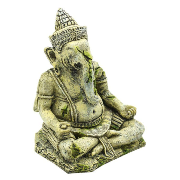 Elephant Sculpture for Fish Ornament Planted Tanks Scenery Buddha Statue