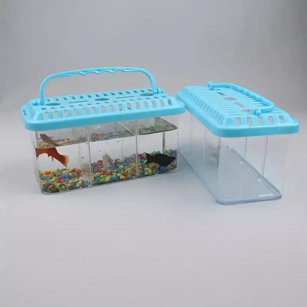 3 in 1 Betta Box Isolated Breeding Box (18.5 x 9.5 x 9cm)