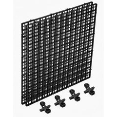 Aquarium Fish Tank Divider Plastic Grid Divider Sucker Filter Bottom Isolation Board for Mixed Breeding Fish