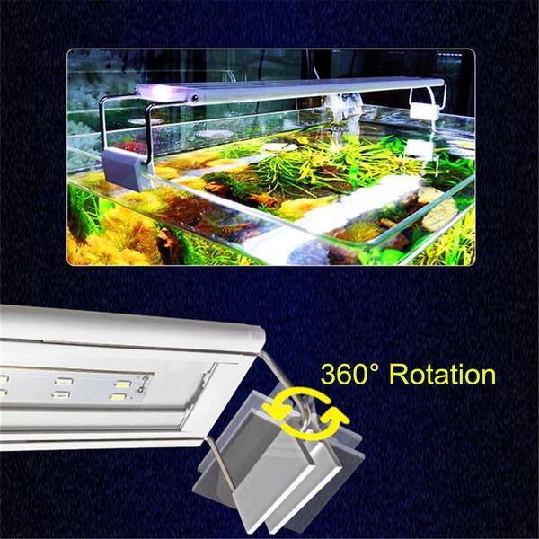 High Quality Extensible Aquarium Fish Tank LED Super Bright Light Planted Reef Coral Marine Lamp Lighting Clip-on Lamp – Suitable Tank Size: 60-70cm