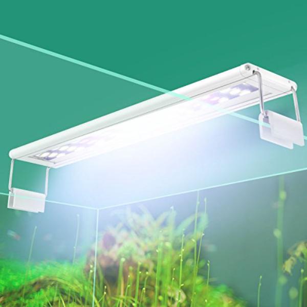 High Quality Extensible Aquarium Fish Tank LED Super Bright Light Planted Reef Coral Marine Lamp Lighting Clip-on Lamp – Suitable Tank Size: 60-70cm