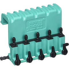 Air Flow Control Valve Splitter Green 2/3/4/5 Head