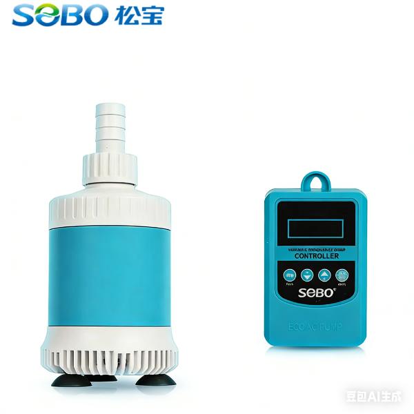 SOBO SQ-3000 & SQ-6000 Variable Frequency Submersible Aquarium Pump – Adjustable Flow, Ultra-Quiet Water Circulation Pump for Aquarium, Sump & Bottom Filter Systems