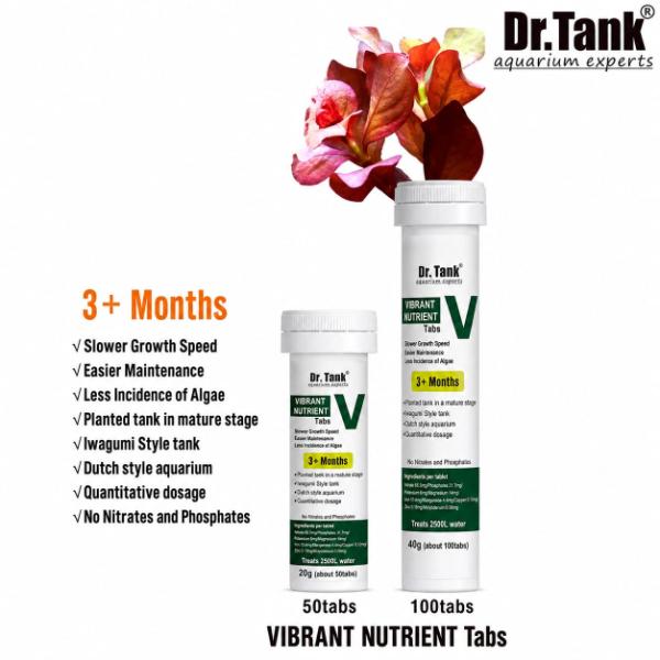 Dr.Tank Vibrant Nutrient Tabs – 50 Tabs & 100 Tabs