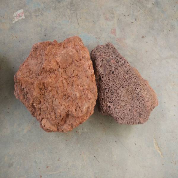 Aquarium River Rock Planted Substrate Red Lava Stone 500gm