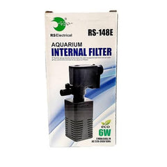 RS Electrical Aquarium Internal Filter RS-138E (4W) / RS-148E (6W) – Submersible Fish Tank Filter Pump