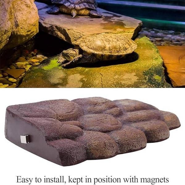 Floating Island with Basking Deck for Turtle
