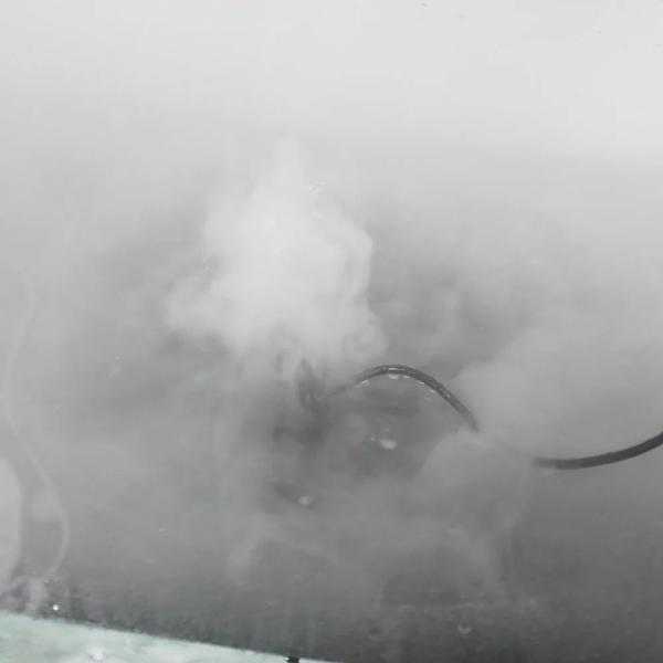 Humidifier Smoke Machine Mist Maker - BLACK - WITH LIGHT