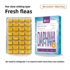 Yee Fresh Fish Food Daphnia Slow-Sinking Aquarium Fish Food – 100g