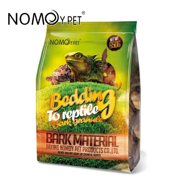 Organic Bark Chips Expandable Substrate Block for Reptiles, Snakes, Tortoise, and Amphibians, Natural Fiber Free Husks, Clean Breeding 650g