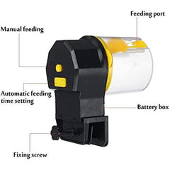 Automatic Aquarium Fish Feeder – Yellow