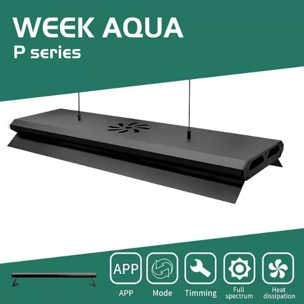 WEEK AQUA P Series Pandora APP control Aquarium Light P600 – P900 – P1200 Pro Adjustable height for big Size Fish Tank LED