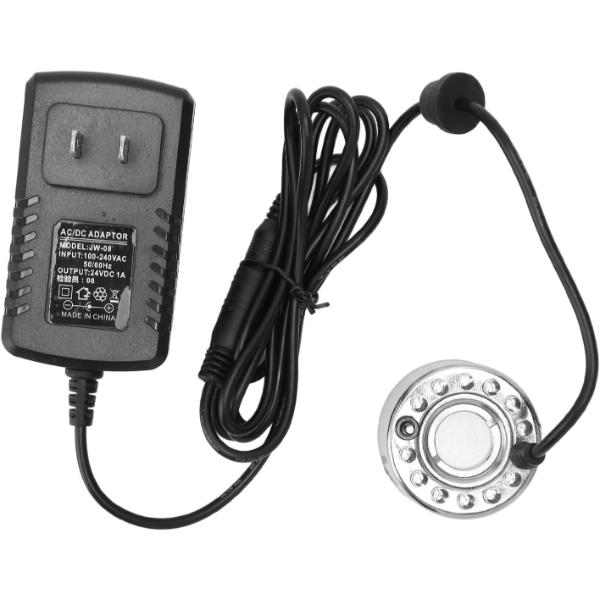 Ultrasonic Mist Maker Silver with Light