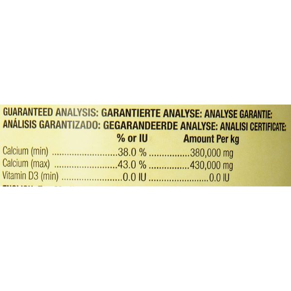 Zoo Med Reptile Calcium Without Vitamin D3, 8-Ounce B&K