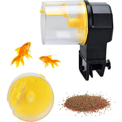 Automatic Aquarium Fish Feeder – Yellow