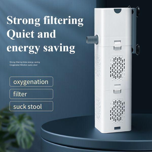 Ultra Quiet Fish Tank Filter 4-in-1 Internal Aquarium Filter
