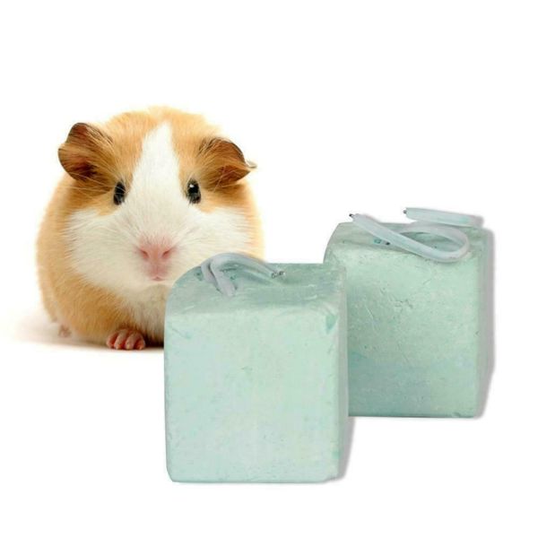 Hamster Teeth Grinding Stone Mineral Calcium Rabbit Rat Squirrel Cube Hang