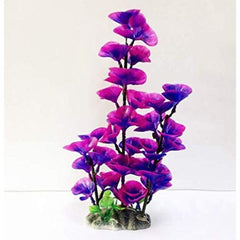 Artificial Aquarium Plants Plastic Fish Tank Plants Decorations Aquatic Plant Colorful Water Plants Green And Purple