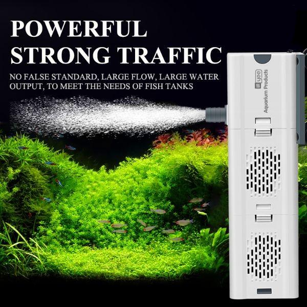 Ultra Quiet Fish Tank Filter 4-in-1 Internal Aquarium Filter