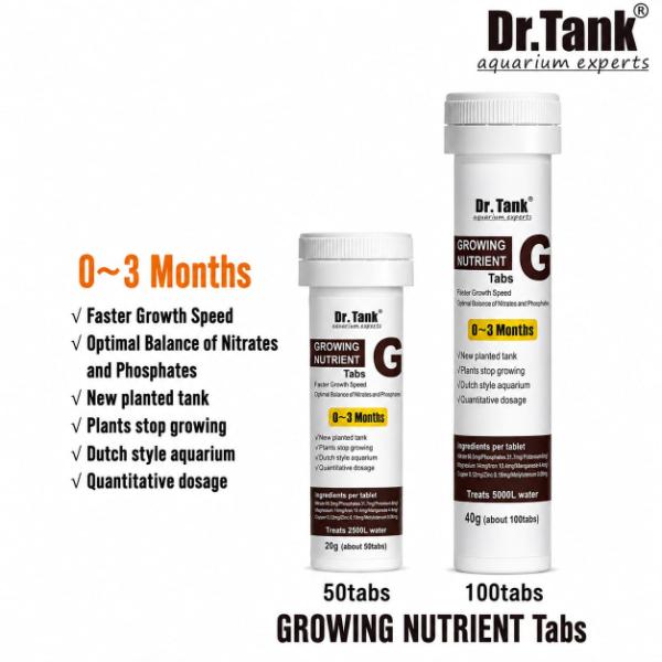 Dr.Tank Growing Nutrient Tabs – 50 Tabs & 100 Tabs
