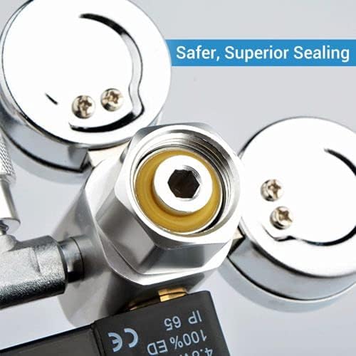 MUFAN Co2 Regulator with solenoid W21.8 and G5/8