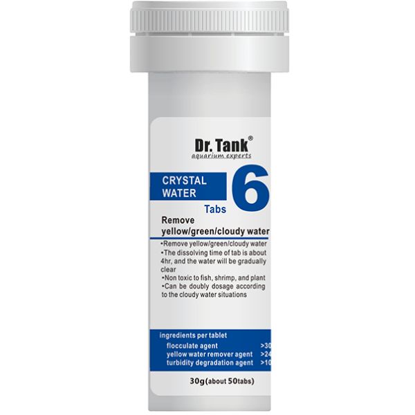 Dr. Tank Crystal water removes Yellow/ Green/ Cloudy water