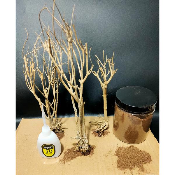 Purple Teak Sawdust Aquarium Landscaping 550ml