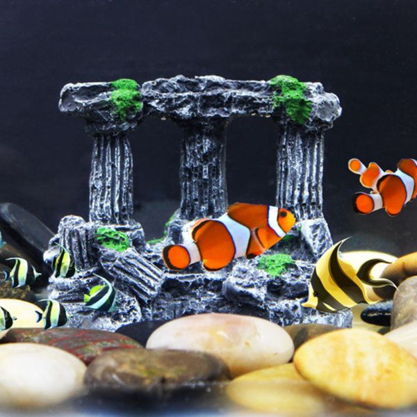 Roman Building Colosseum Colosseo Aquarium Fish Tank Décor