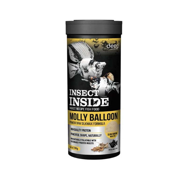 Deep Insect Inside Molly Balloon Fish Food 100g – Yellow Color Enhancer Formula