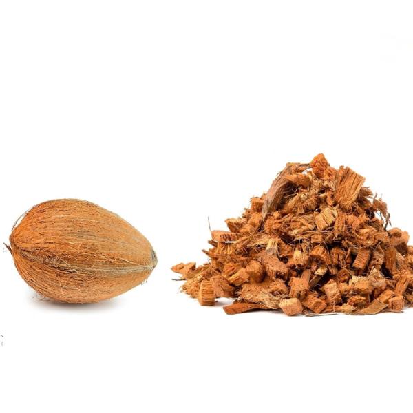 Coconut Husk for Reptiles Bedding Coco Coir Chips Terrarium Substrate 70g
