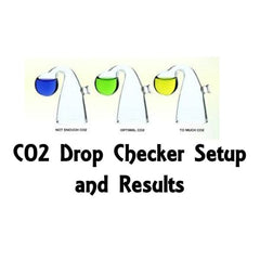 Co2 Glass Drop Checker Includes Reagent Indicator