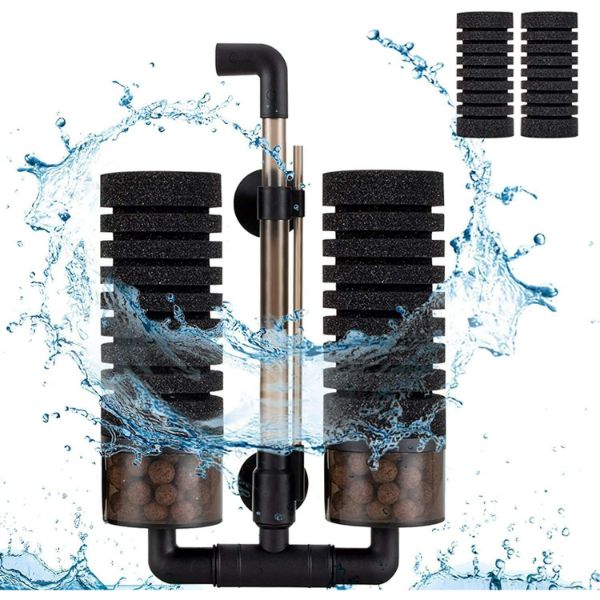 Hygger Aquarium Double Sponge Filter  HG-908M/ HG-908S 2Types
