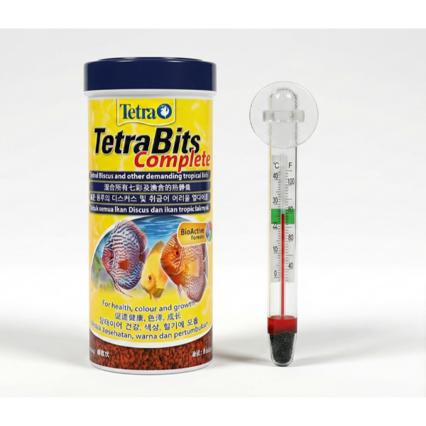 TetraBits Complete – 300 ML + Short Glass Thermometer FREE
