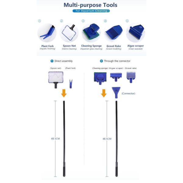 5 in 1 Aquarium Cleaning Set