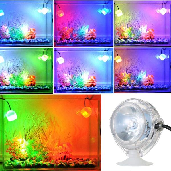 Submersible Round LED Light 7 Colors