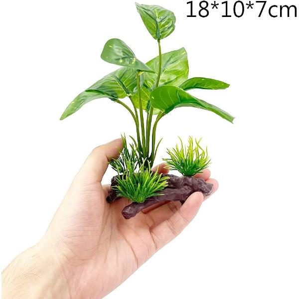 Fish Tank Decorations Plastic Water Plant and Aquatic Grass