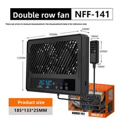 NOMOY PET NFF-141 Intelligent Double Row Cooling Fan