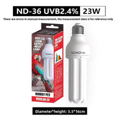 NOMOY PET UVB Calcium Supplement Bulb ND-36 (13W / 23W)