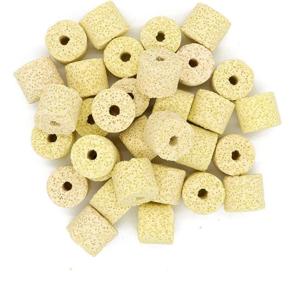 Aquarium Filter Media Ceramic Yellow Breathing Bio RING - 500 GMS