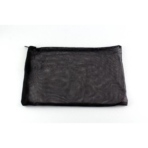 Filter Net Bag Aquarium Zipper Mesh Black