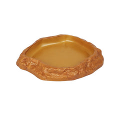 Nomoy NS-12 Reptile Feeding & Water Bowl Natural Rock Style Dish 20.5×17.5×3CM